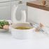 [M.v.Eisenberg] KUCHEN BAUM IH Ceramic Pot Series – 18cm Sauce Pan, 20cm Stock Pot, 24cm Stock Pot | Non-Stick, Natural Mineral Coating, Induction-Compatible, Wooden Handle, Easy to Clean